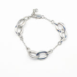 Graceful Gleam Stainless Steel Bracelet