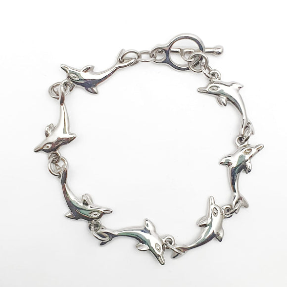 Dolphin Design Stainless Steel  Bracelet