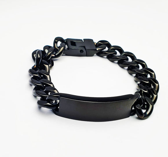 Chunky Stainless-Steel Bracelet for Men (2)