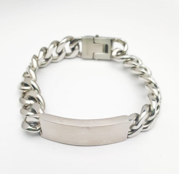 Chunky Stainless-Steel Bracelet for Men