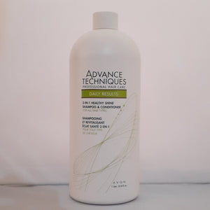 Avon Advance Techniques Daily Results 2 in 1 Healthy Shine Shampoo & Conditioner 1 Liter