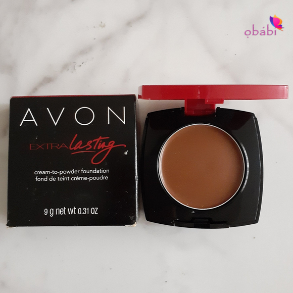 Avon Extra Lasting Cream-To-Powder Foundation | Dark Cocoa