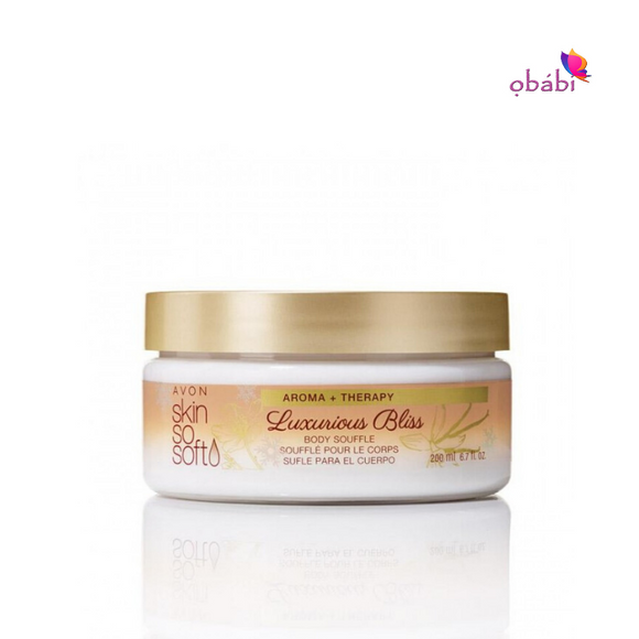 Avon Skin So Soft Aroma Therapy Luxurious Bliss Body Souffle 200ml.
