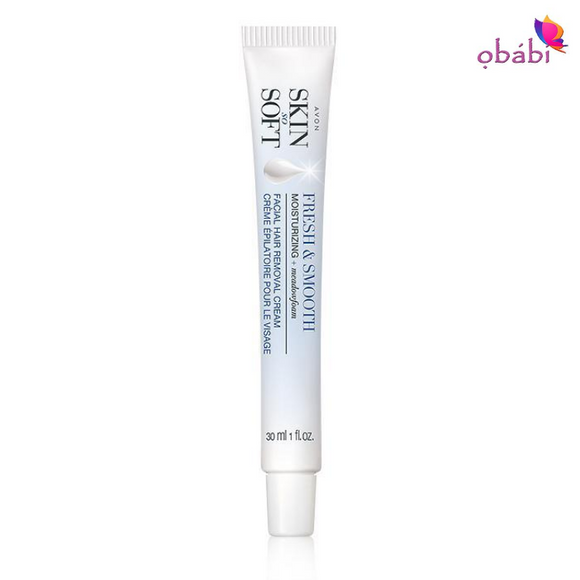 Avon Skin So Soft Fresh & Smooth Moisturizing Facial Hair Removal Cream 30ml