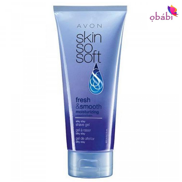 Avon Skin So Soft Fresh & Smooth Moisturizing Silky Stay Shave Gel | 200ml