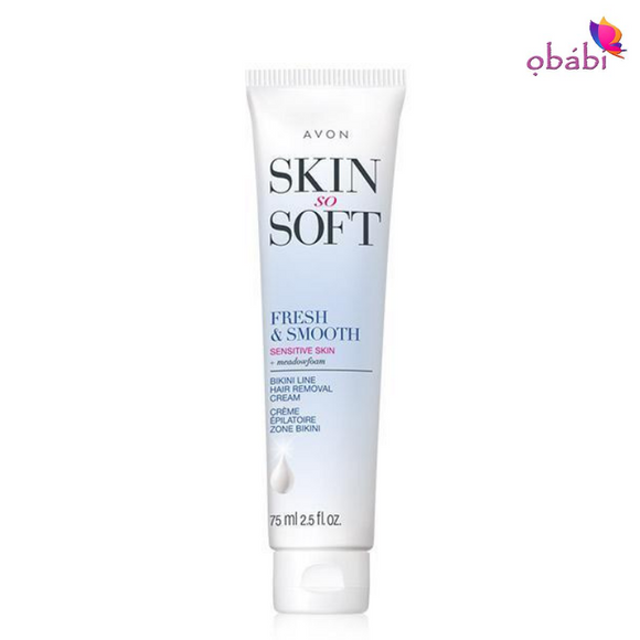 Avon Skin So Soft Fresh & Smooth Sensitive Skin Bikini Line Hair Removal Cream
