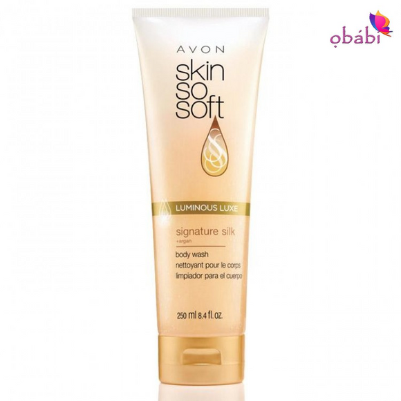 Avon Skin So Soft Signature Silk Luminous Luxe Body Wash  250ml
