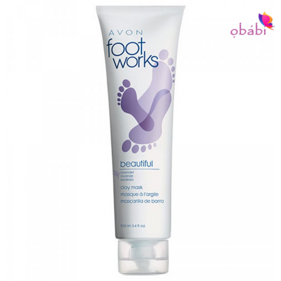 Avon Foot Works Beautiful Lavender Clay Mask | 100ml