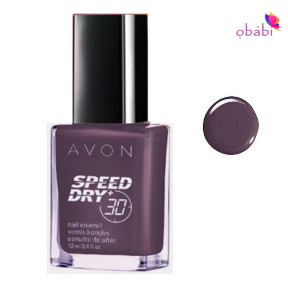 Avon Speed Dry+ Nail Enamel | Smoky Plumes