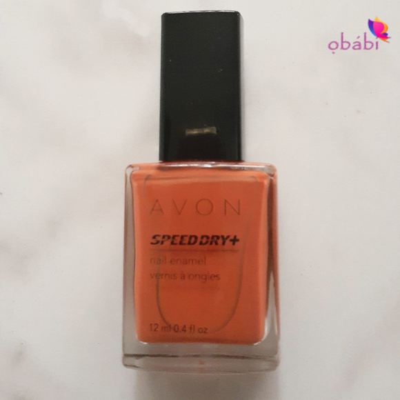 Avon Speed Dry+ Nail Enamel | Art Orange