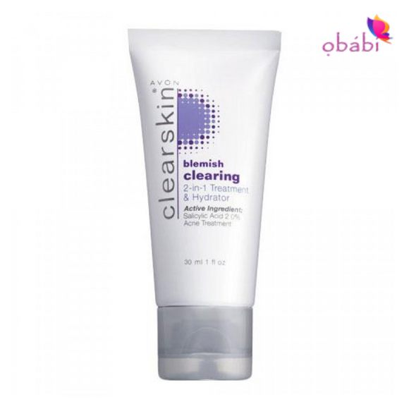 Avon Clearskin Blemish Clearing 2-in-1 Treatment & Hydrator | 30ml