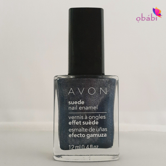 Avon Suede Nail Enamel | Blue Royale