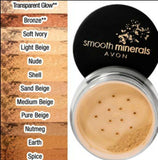 Avon Smooth Minerals Powder Foundation - Transparent Glow  (Boxless)