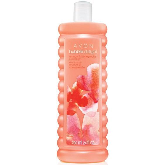 Avon Bubble Delight Orange & Honeysuckle Bubble Bath 700ml.