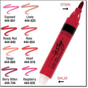 Avon Extra Lasting Lip Stain + Balm | Tango