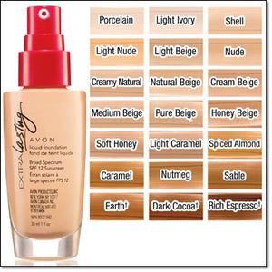 Avon Extra Lasting Liquid Foundation | Dark Cocoa