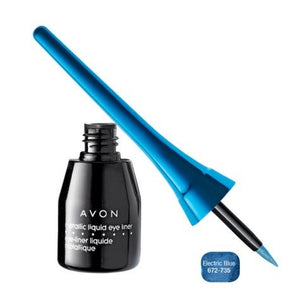 Avon Metallic Liquid Eyeliner | Electric Blue