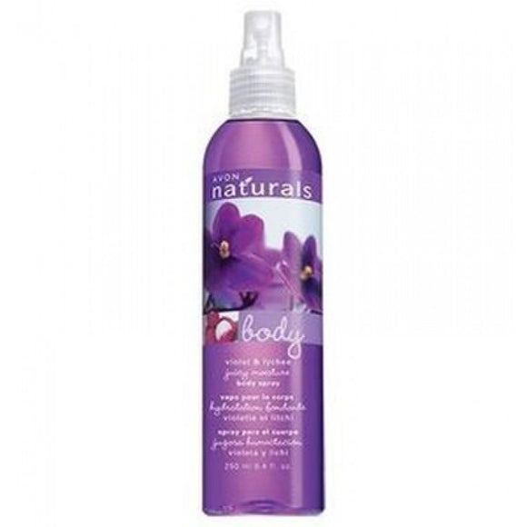 Avon Naturals Violet & Lychee Juicy Moisture Body Spray 250ml
