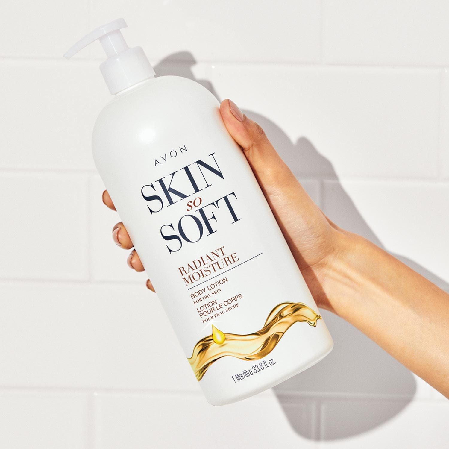Avon Skin So Soft Radiant Moisture Body Lotion 1 Liter  AVON@Obabi