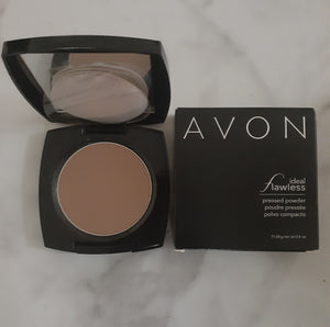 Avon Ideal Flawless Pressed Powder | Toffee