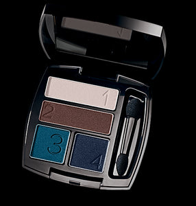 Avon True Color Eyeshadow Quad | Glow Teal