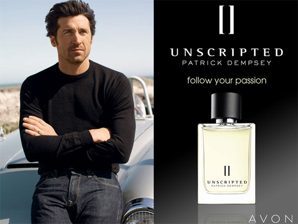 Avon Unscripted Patrick Dempsey Eau De Toilette Spray Boxless)
